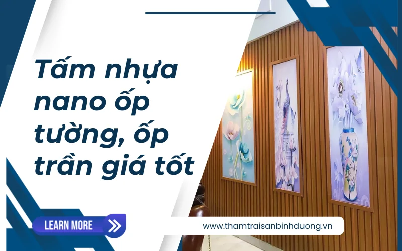 Tấm nhựa nano ốp tường, ốp trần